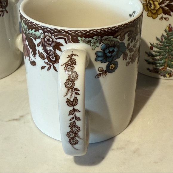 Spode Woodland Grove Christmas Tree Mugs  Coffee Cup Holiday Retired - Picture 4 of 11